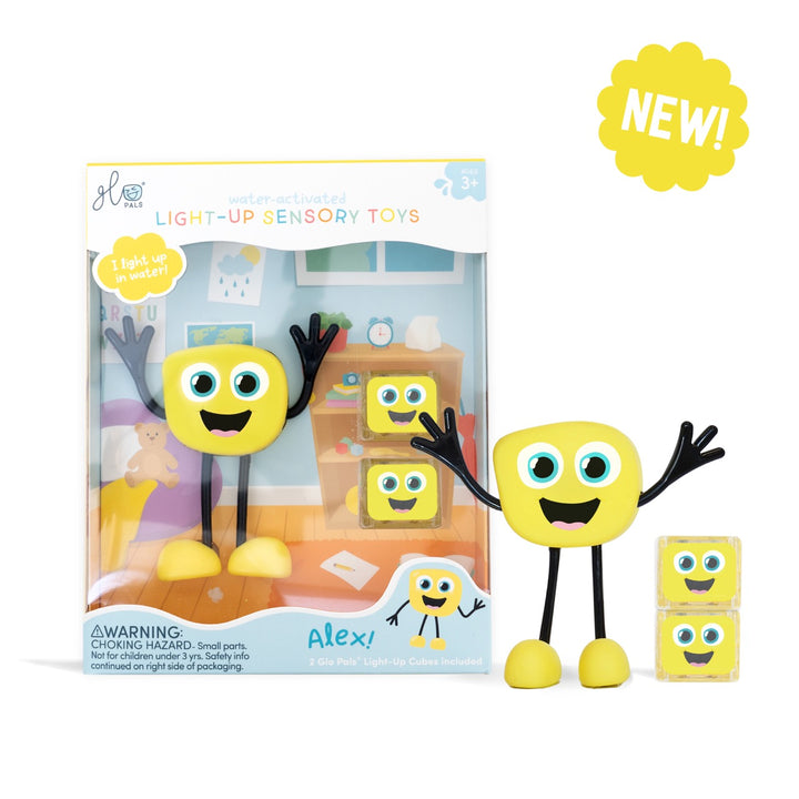 Glo Pals - character & light up bath toy - Alex