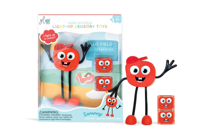 Glo Pals - character & light up bath toy - Sammy