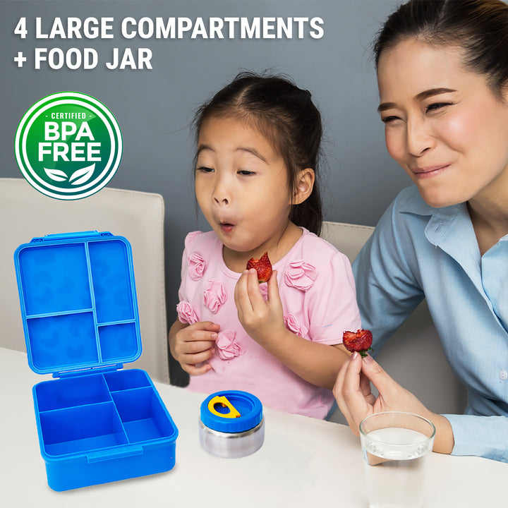 lunch box with 4 compartments