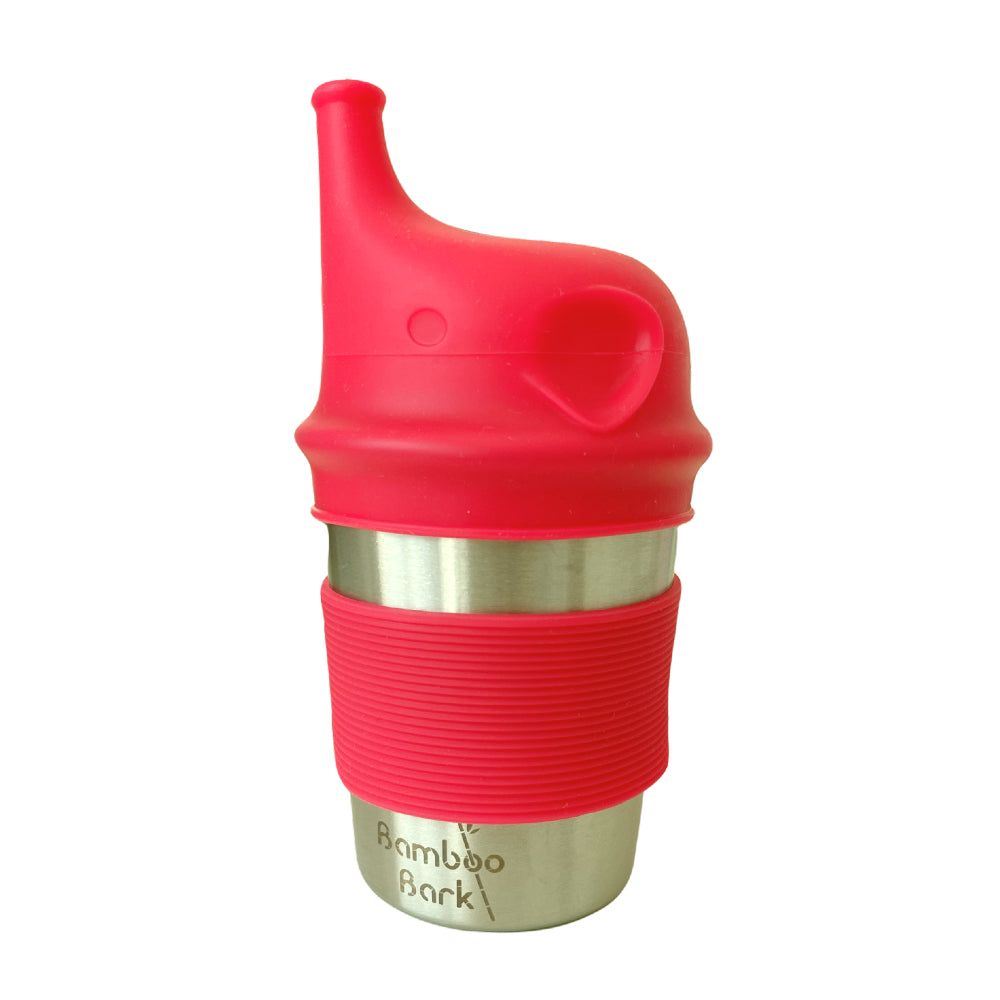 Stainless Steel Elephant Sippy Cup with silicone lid for Baby / Toddle –  Bamboo Bark