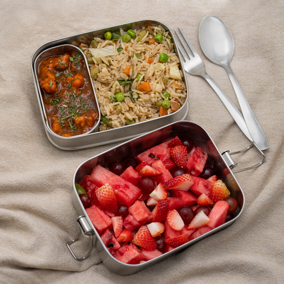 Double-Layered Lunch Container