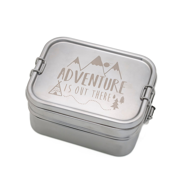 Adventure Print Double-Layered Lunch Container