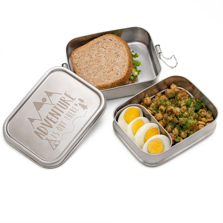 Adventure Print Double-Layered Lunch Container